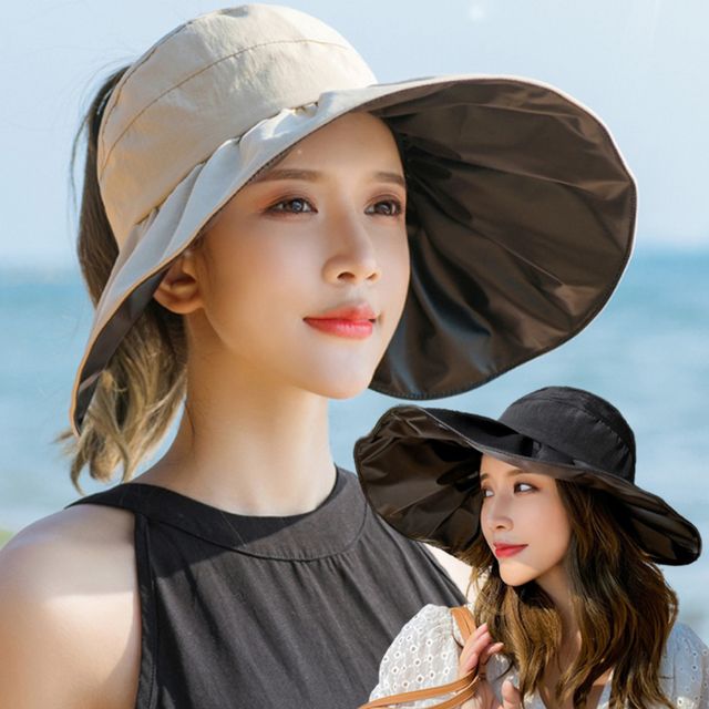 여성 여름모자 햇빛차단 비치모자 와이드 바캉스햇