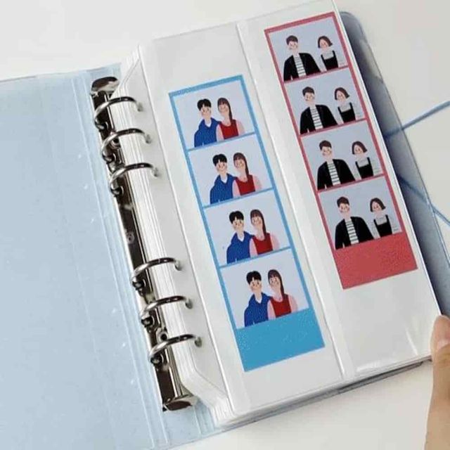 A6 6공 스티커포켓 Seal 포토북 사진앨범 증명사진보관 스티커정리