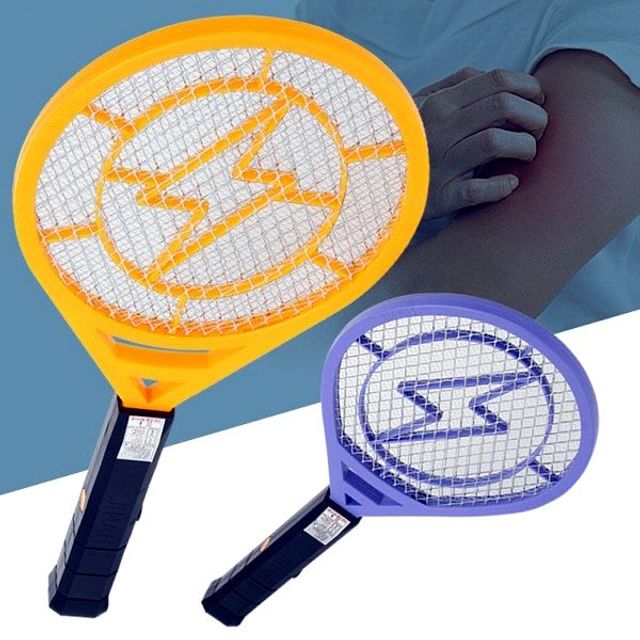 전자 전기모기채 파리채 모기잡기 중 퇴치 휴대용 곤