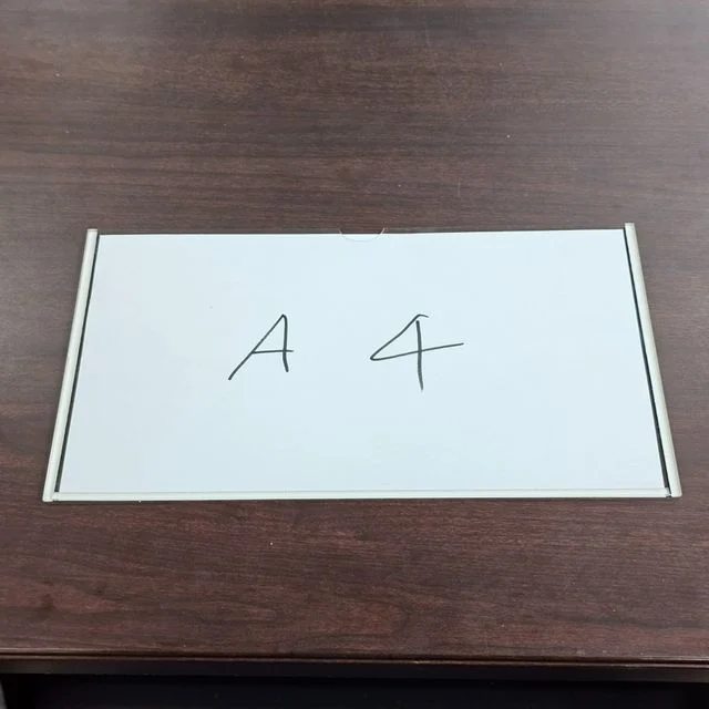 데스크 걸이 A4용지게시판 꽂이 대표석 홍보판 광고판