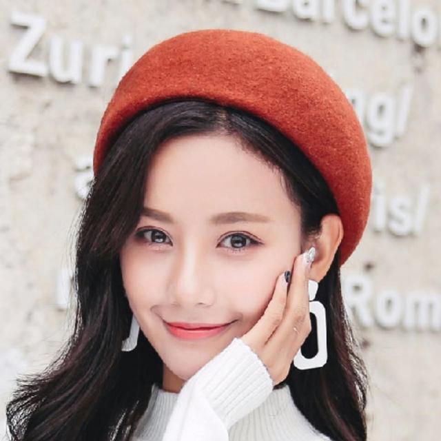 여성 겨울 앙고라 베레모 빵모자 화가모자