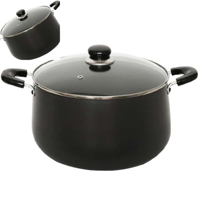 블루밍 B 유리곰통 28cm 곰솥 찜통 코팅곰솥 들통 육수통 육수솥
