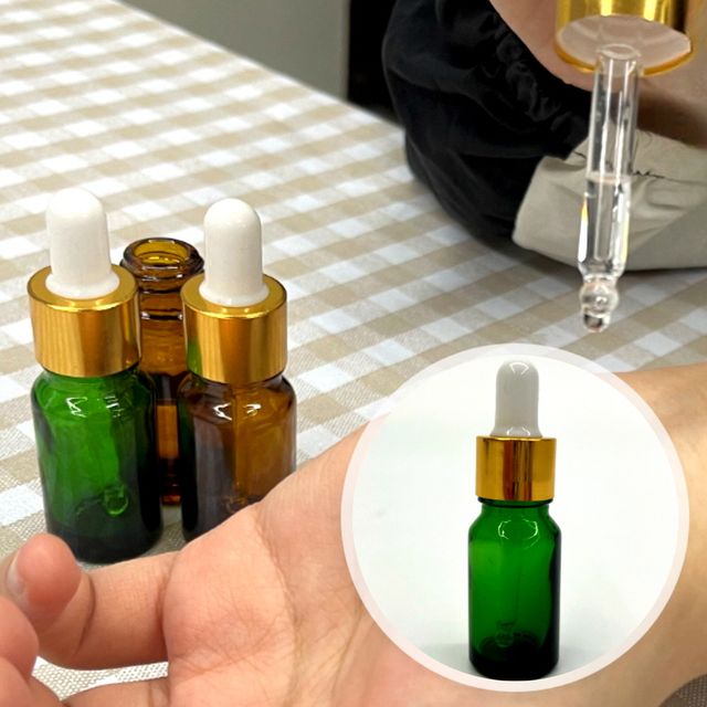 스포이드 오일공병 10ml 녹색공병 오일