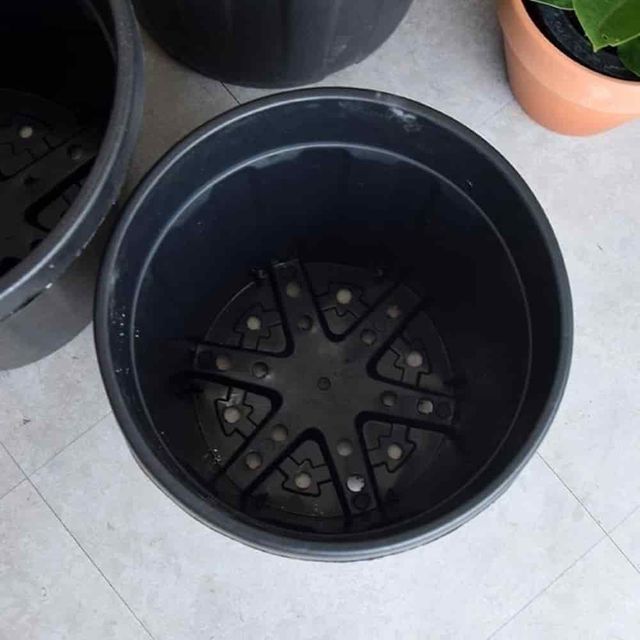 포트화분 D7.5L 이태리화분 녹보수화분 옥상텃밭화분 고무다라이화분