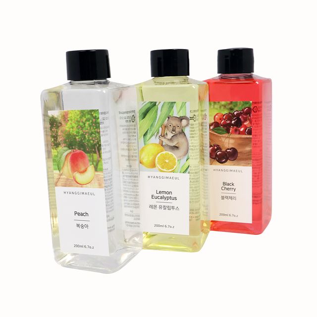 디퓨저리필 200ml 블랙체리디퓨저 레몬유칼립투스디퓨저