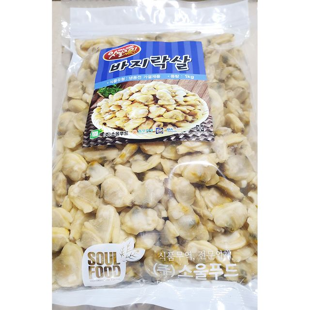 맛깔지기 바지락살(1K) 바지락 칼국수 싱싱 바지락 오