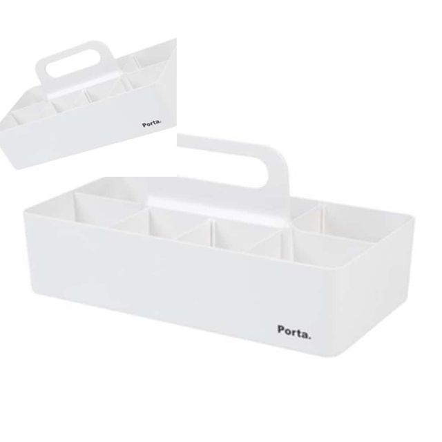 포르타 아이보리 330x173x153mm 다용도함 소품함 소품보관함 다용도수납함