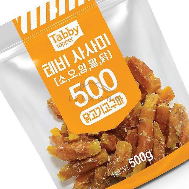고양이훈련간식 애묘영양간식 고양이과자간식 닭고기고구마