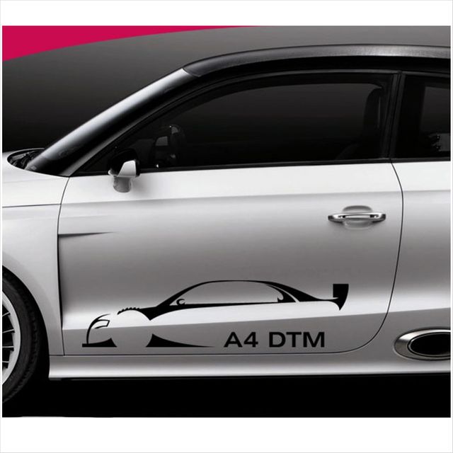 D24 아우디 A4 DTM 로고 데칼스티커 TKG-06