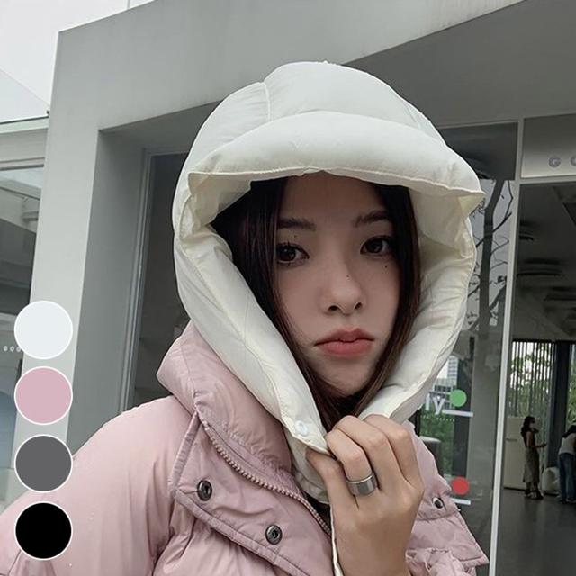 겨울 방한모자 페이크 패딩 후드 따뜻한 귀달이 모자