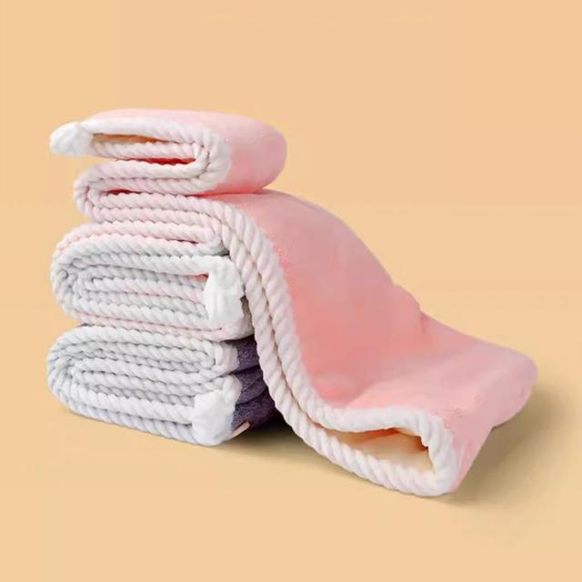 부드러운 극세사 드라이 헤어타월 헤어타올 머리수건
