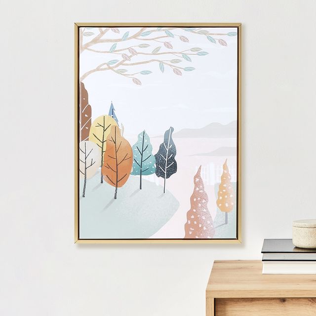 안방꾸미기 벽장식 캔버스 액자 풍경E 30x40cm