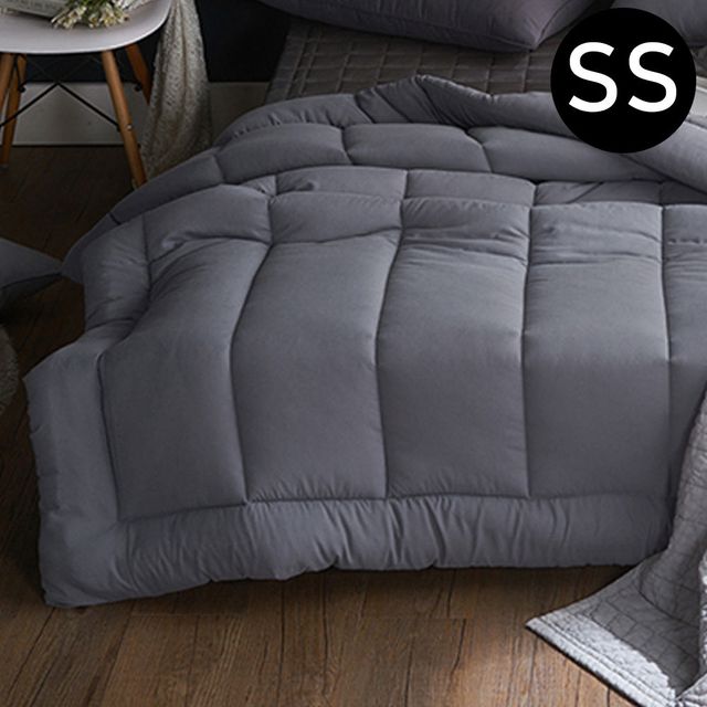 JMds 내추럴 비비드 차렵이불 슈퍼싱글 SS (그레이)
