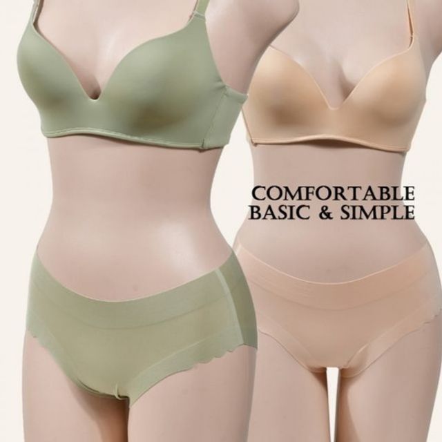노와이어 브라팬티세트 A컵 여자속옷 누디 식스센스