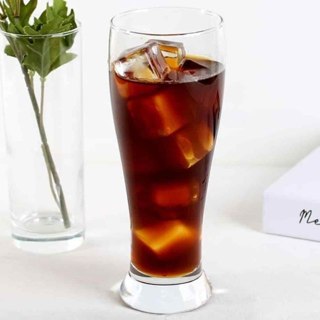 나팔글라스컵 460ml 6p 커피잔 아이스커피잔 홈카페유리컵 카페컵