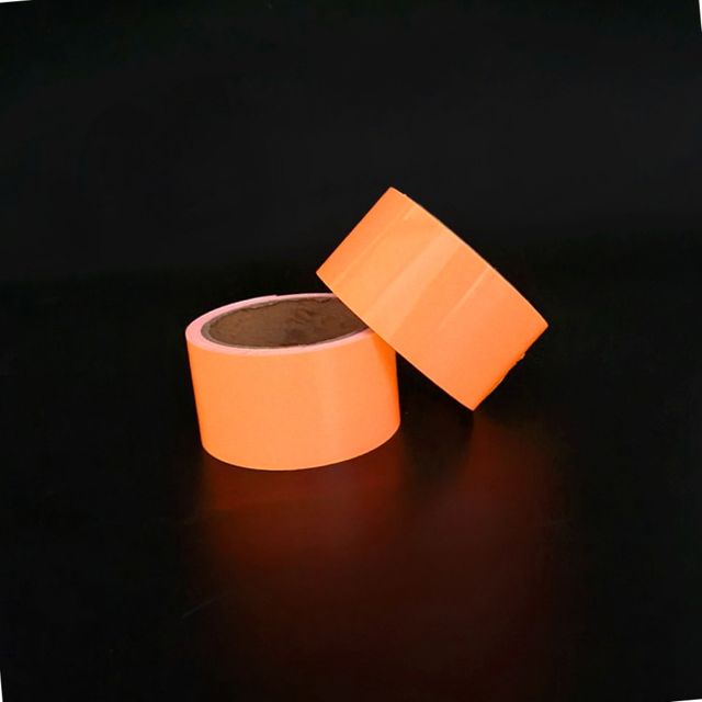 인테리어 이벤트장식 파티야광테이프 야광테이프 주황 대형 5cm x 5m