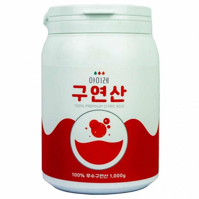 1000g 구연산 대용량 청소용품 물때 제거 세탁 보조제