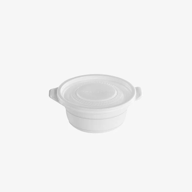 뚝배기 디자인 포장용기 125X56mm 뚜껑 포함 600개 세트