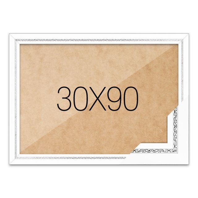 퍼즐액자 30x90 고급형 그레이스 화이트