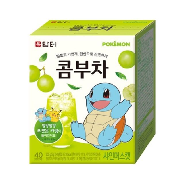 혜명몰 담터 콤부차 샤인머스켓 30T - 박스 (15개입) 차음료 과일차 분말음료 콤부차분말 스틱차