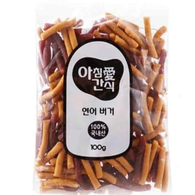 연어버거 100g 애완견간식 애견간식 강아지연어버거 트릿간식
