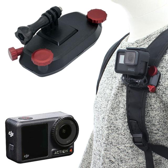 DJI 오즈모 액션 4 호환 액션캠 가방 스트랩 클립 마운트 거치대