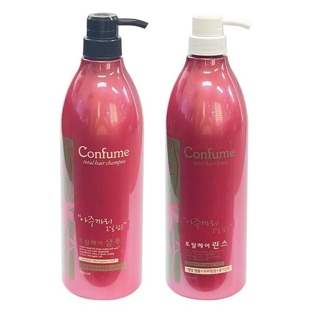 아주까리 헤어 샴푸 린스 세트 950ml 두피 케어 헤어 관리 세트