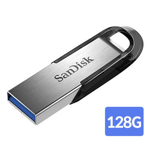 SanDisk USB 울트라 플레어 128GB 메탈실버