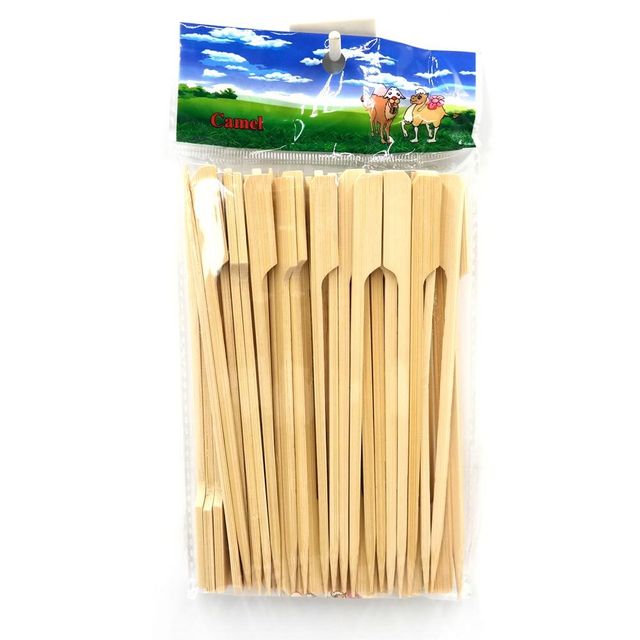 카멜 나무꽂이 손잡이꽂이 대형 18cm 50P 일회용품 꼬