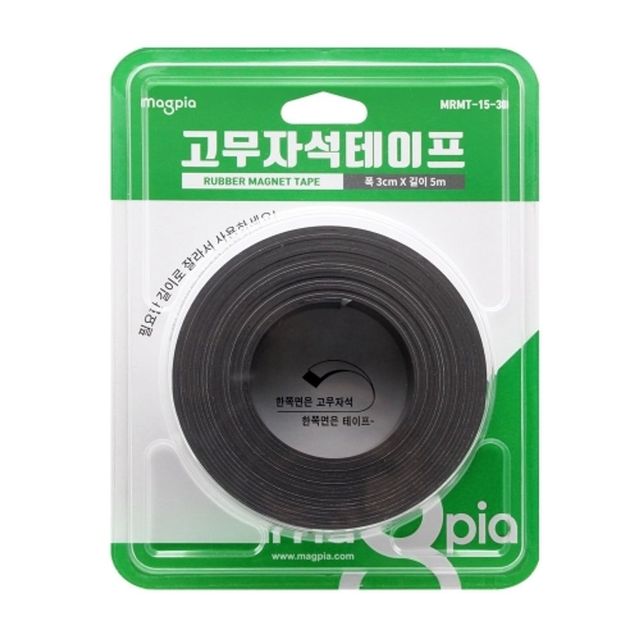 고무자석 테이프 MRMT-15-30 30mmx5mx1.5mm 14개입