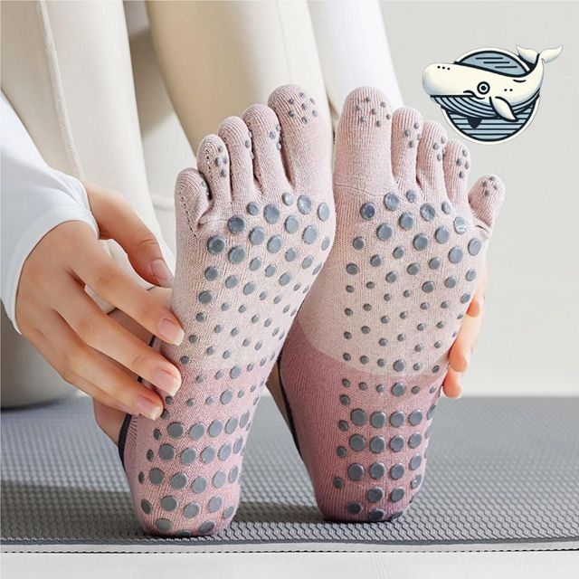 다양한 색상 발가락 요가양말 실내 운동용