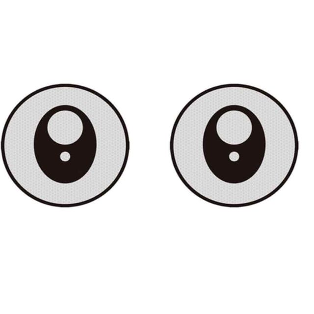 반사스티커 소 2P 차량안전스티커 원형스티커 트럭눈스티커 안전스티커