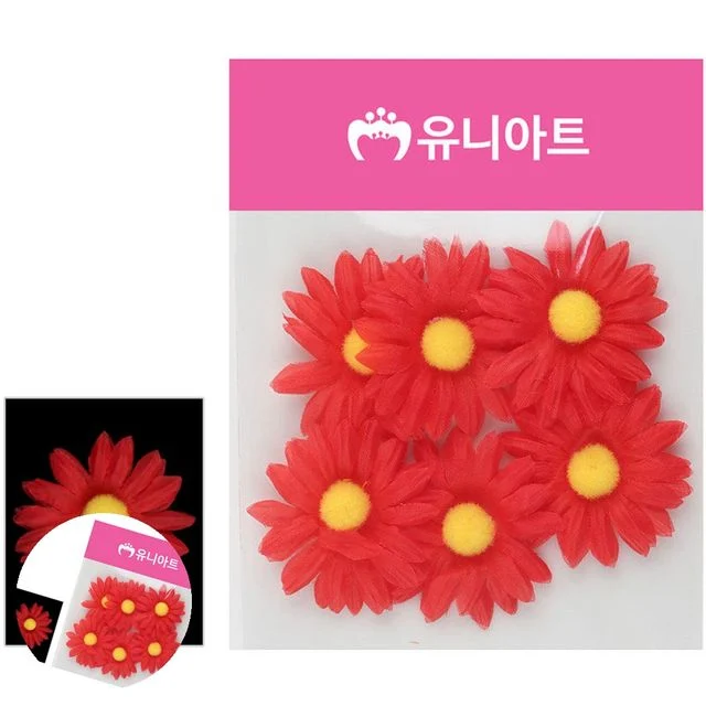 어린이집사계절환경판 어린이집환경판 뿅국화 빨강