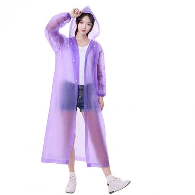 장마철 성인용 휴대용 우비 초경량 레인코트 남녀공용 야외 활동용 비옷