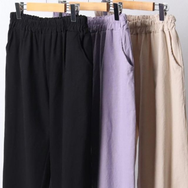 팬츠 면 데일리 와이드 마 빅사이즈 307D639S