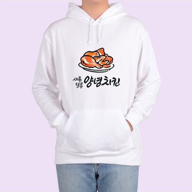 헤비후드티 전색상 후라이드치킨 양념치킨 d 그림