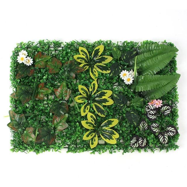벽장식 인조잔디 60x40cm 혼합아이비