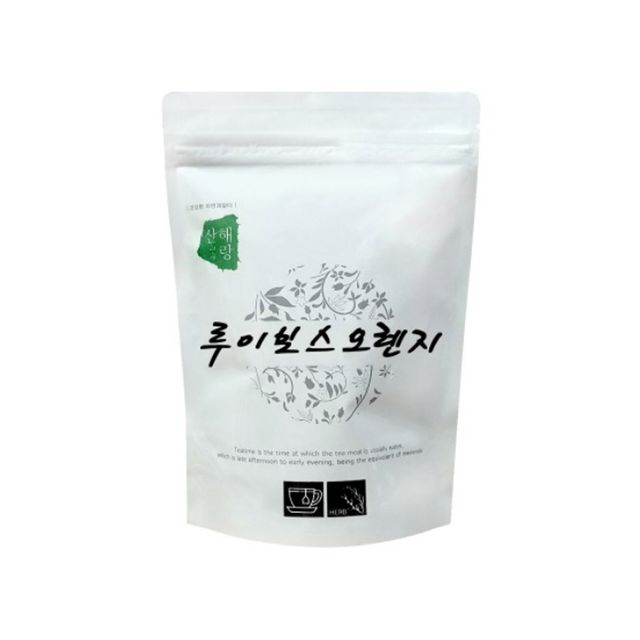 향기로운 휴식 루이보스 오렌지 100g 블렌딩 허브티 - 상큼한 루이보스 차