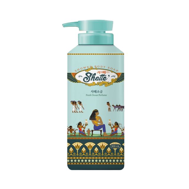 무궁화 샤워때비누 각질제거 바디워시 사해소금 900ml