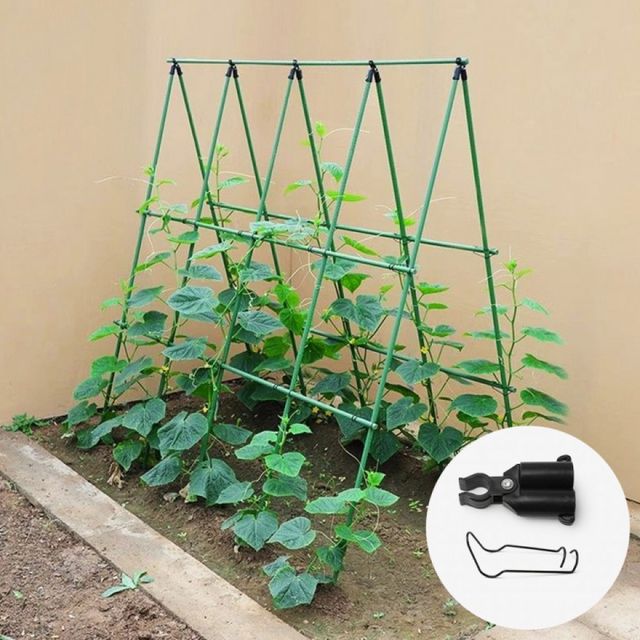 식물지지대 세트 90cm 20mm 스틸프레임 텃밭용