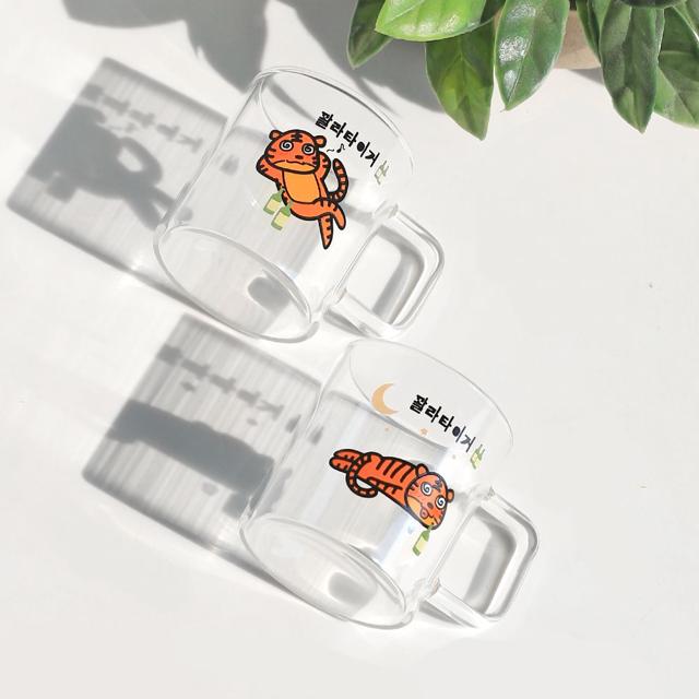 임인년 호랑이 굿즈 타이거 소주잔 4P 세트