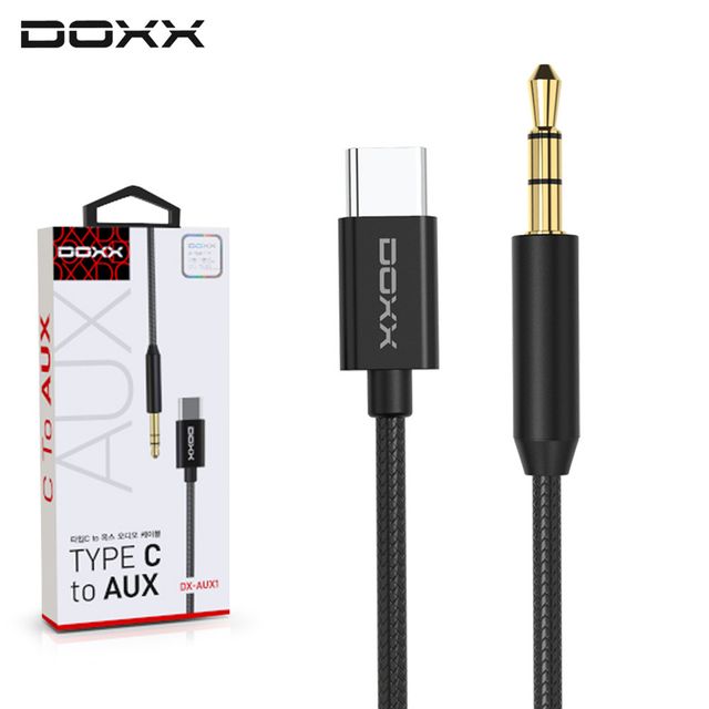 DX-AUX120 to AUX 3.5mm C타입 오디오케이블 블랙