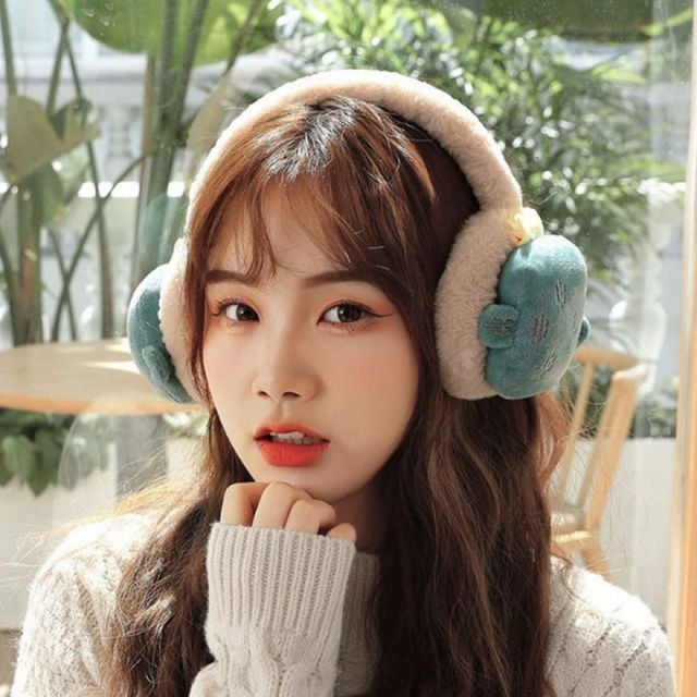 길이조절 귀도리 방한대 겨울 남녀공용 야외 방풍 이어머프