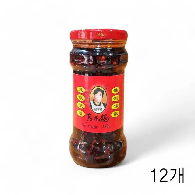 노간마 고추맛기름 280g X 12개 매운맛기름 고추기름