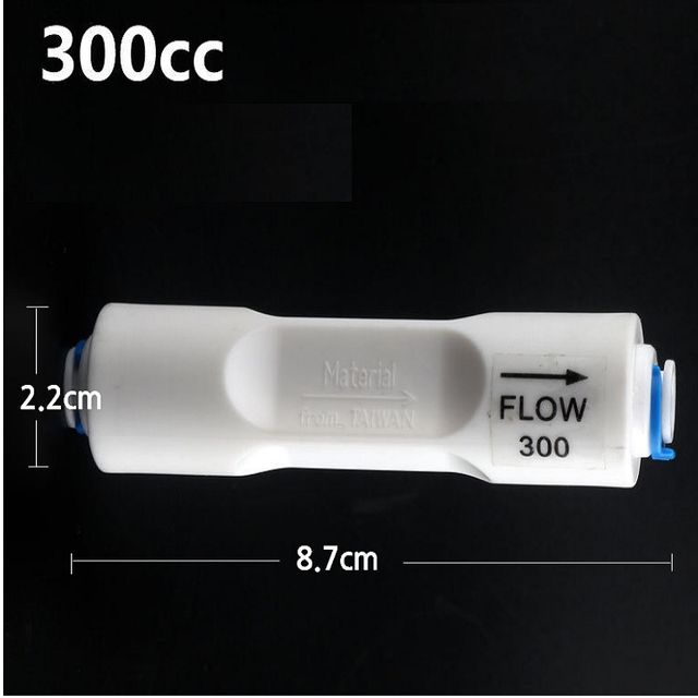 좋은 품질 정수기부품 폐수저항피팅 1/4 1/4 300cc