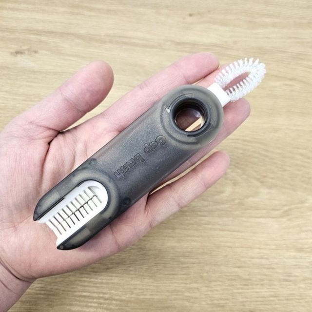 텀블러 뚜껑 청소 솔 틈새 브러시 세척