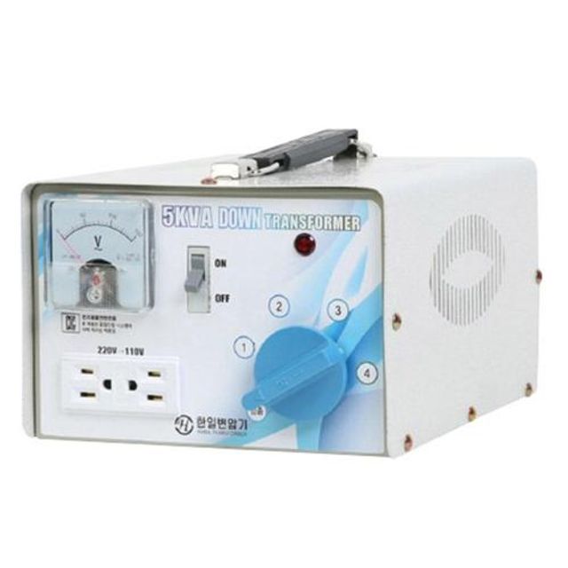 한일변압기가정용트랜스(다운) 1EA 5KVA(ei 코어)1600W