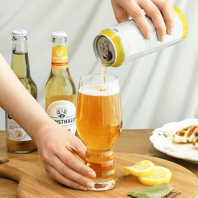 생맥주용 투명컵 하이볼 유리잔, 홈파티 테이블웨어 맥주잔