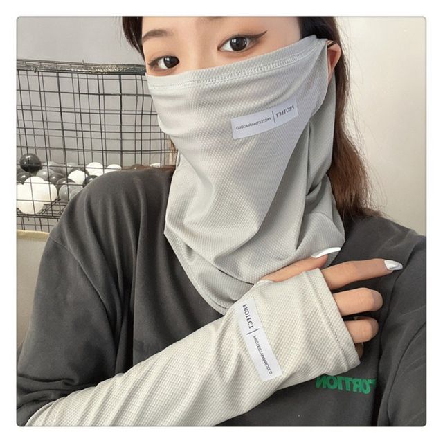 자외선 차단 쿨토시 버프 마스크 세트 UPF 50+ 4종
