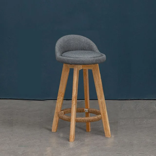 53cm 의자 린넨 원목바 마이홈